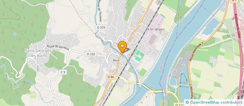 localisation de l'entreprise MADAME SARAH TREVET  CHARMES-SUR-RHONE