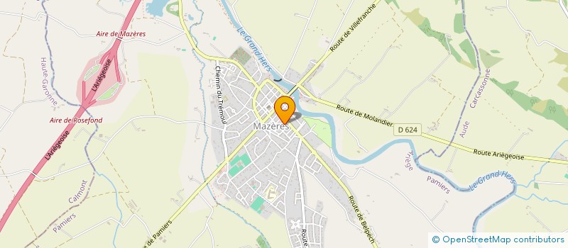 localisation de l'entreprise MADAME SARAH TRIEL  MAZERES