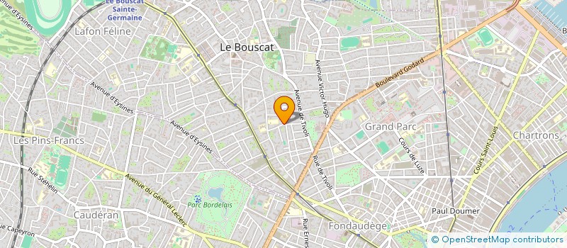 localisation de l'entreprise MADAME SARAH TRIGANO  LE BOUSCAT