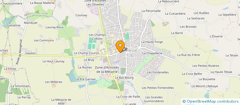 localisation de l'entreprise MADAME SARAH TRIPOZ  MELESSE