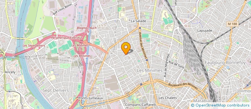 localisation de l'entreprise MADAME SARAH VACHIN  TOULOUSE