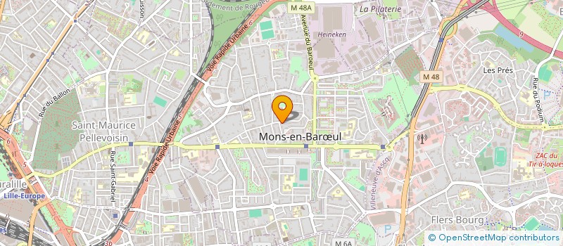 localisation de l'entreprise MADAME SARAH VAESKEN  MONS-EN-BARUL
