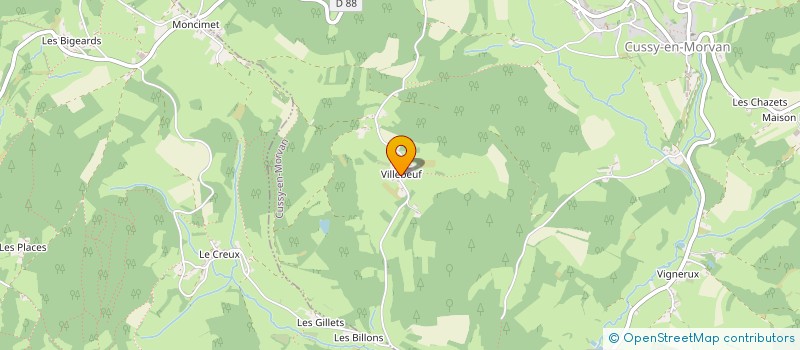 localisation de l'entreprise MADAME SARAH VAN MELIK à CUSSY-EN-MORVAN