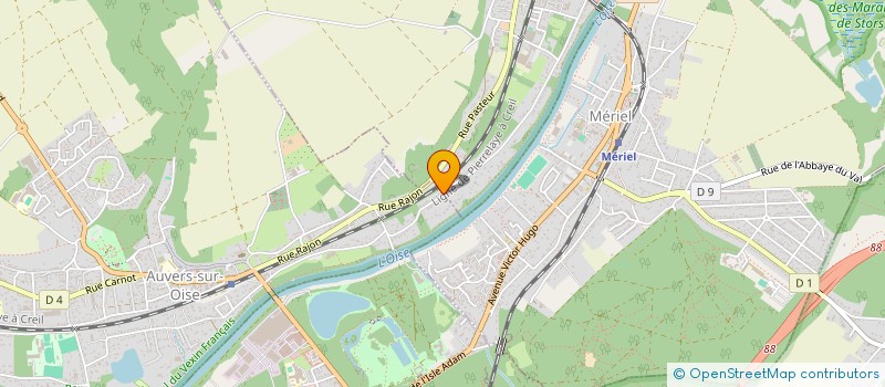 localisation de l'entreprise MADAME SARAH VAN WEYMEERSCH  AUVERS-SUR-OISE