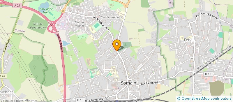 localisation de l'entreprise MADAME SARAH VANDREPOTTE  SOMAIN