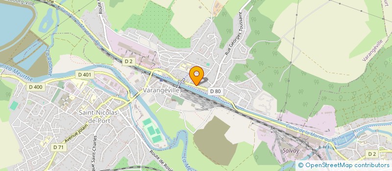 localisation de l'entreprise MADAME SARAH VANNSON  VARANGEVILLE