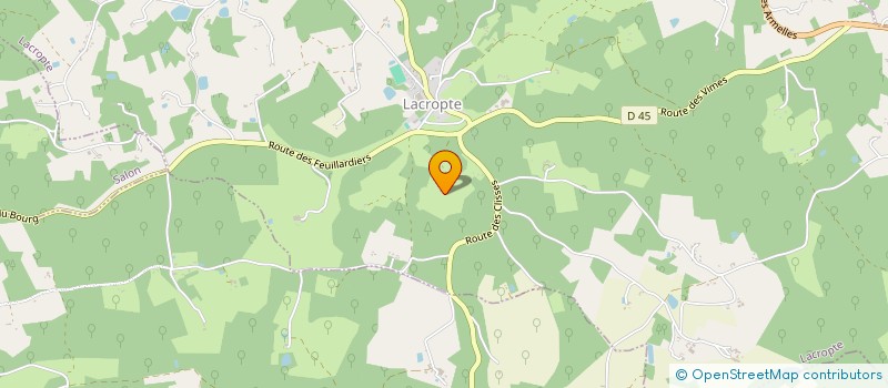 localisation de l'entreprise MADAME SARAH VARILLAT  LACROPTE