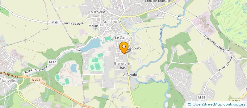 localisation de l'entreprise MADAME SARAH VAUR à AUSSONNE