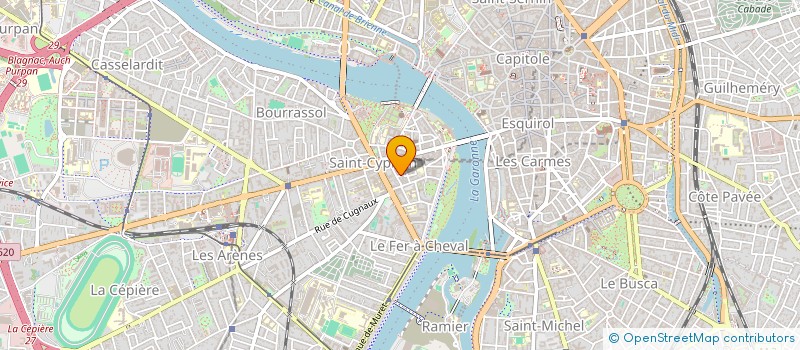 localisation de l'entreprise MADAME SARAH VAUX  TOULOUSE
