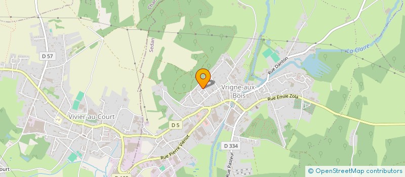 localisation de l'entreprise MADAME SARAH VELLA à VRIGNE AUX BOIS