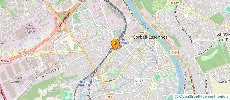 localisation de l'entreprise MADAME SARAH VERGER à CORBEIL-ESSONNES