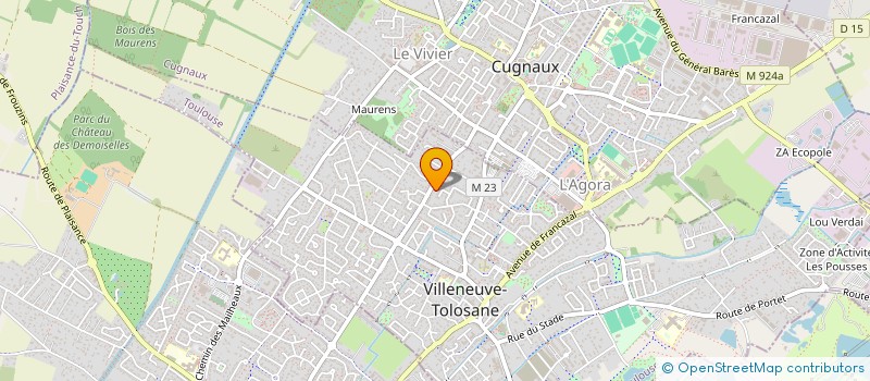 localisation de l'entreprise MADAME SARAH VERGNES  TOULOUSE