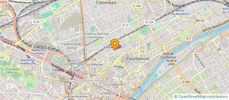 localisation de l'entreprise MADAME SARAH VERMASSEN à COURBEVOIE