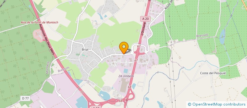 localisation de l'entreprise MADAME SARAH VEU  BRESSOLS