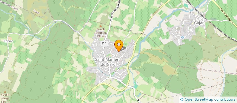 localisation de l'entreprise MADAME SARAH VEYRUNE  SAINT-MAMERT-DU-GARD