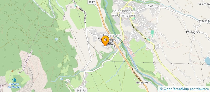 localisation de l'entreprise MADAME SARAH VIARD  LA FARE-EN-CHAMPSAUR