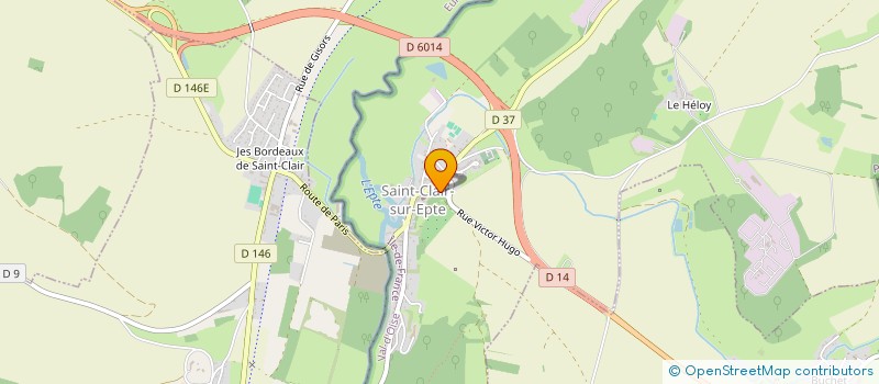 localisation de l'entreprise MADAME SARAH VICTORINO  SAINT-CLAIR-SUR-EPTE