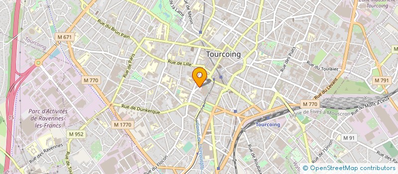 localisation de l'entreprise MADAME SARAH VIDAL  LILLE