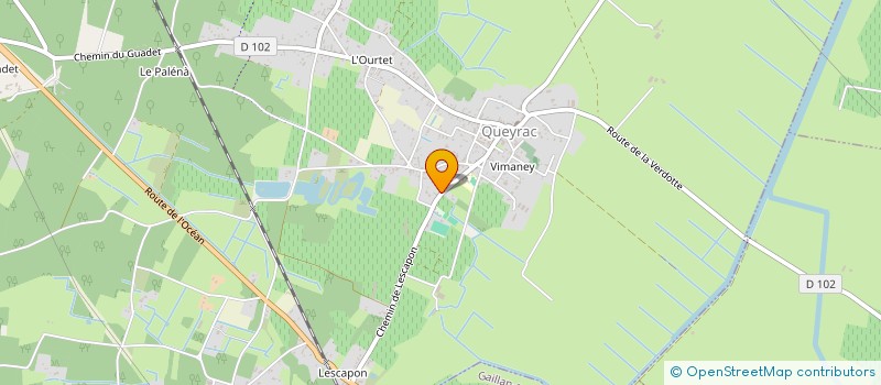 localisation de l'entreprise MADAME SARAH VIDALENS  QUEYRAC