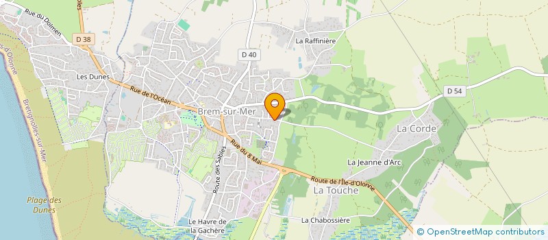 localisation de l'entreprise MADAME SARAH VINCENT à BREM-SUR-MER
