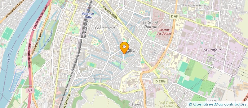 localisation de l'entreprise MADAME SARAH VINCENT  VALENCE