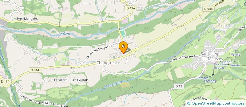 localisation de l'entreprise MADAME SARAH VIRGILE  SAINT-MICHEL-DE-CHAILLOL