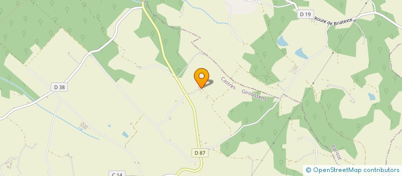 localisation de l'entreprise MADAME SARAH VOGT à GIROUSSENS