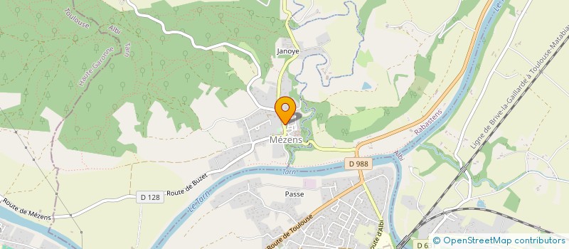 localisation de l'entreprise MADAME SARAH VOISIN  MEZENS