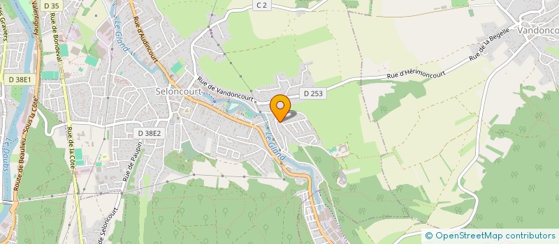 localisation de l'entreprise MADAME SARAH VUITTENEZ  SELONCOURT