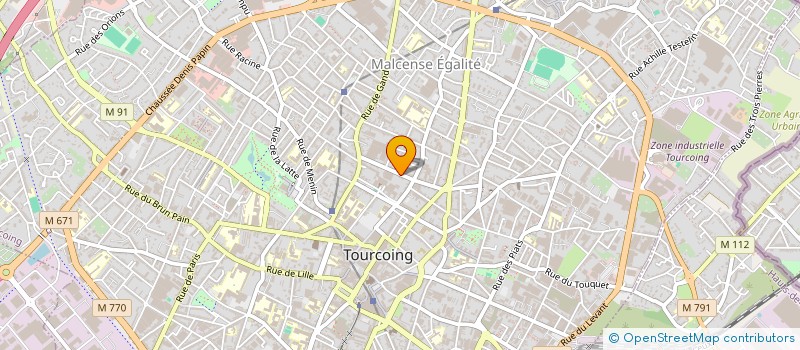 localisation de l'entreprise MADAME SARAH WILLEM  TOURCOING