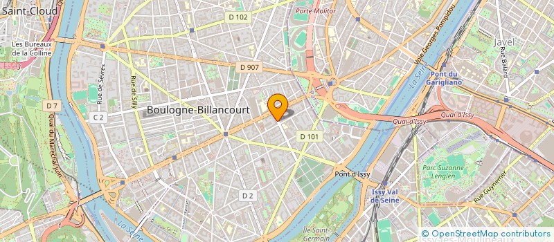 localisation de l'entreprise MADAME SARAH WOOG à BOULOGNE-BILLANCOURT