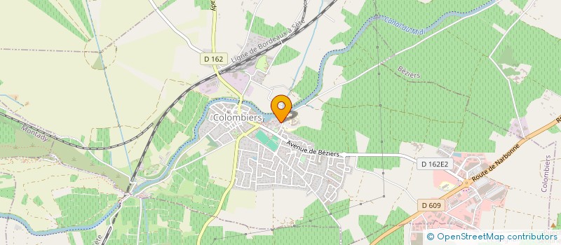 localisation de l'entreprise MADAME SARAH WORMALD à COLOMBIERS