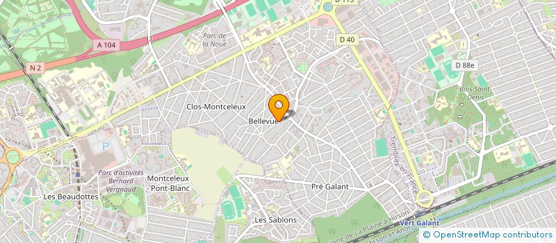 localisation de l'entreprise MADAME SARAH YACHAOUI  VILLEPINTE