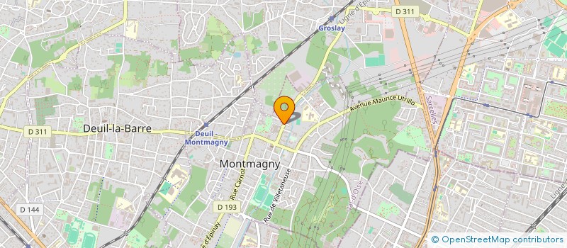 localisation de l'entreprise MADAME SARAH-YASMINE SAIDI  MONTMAGNY