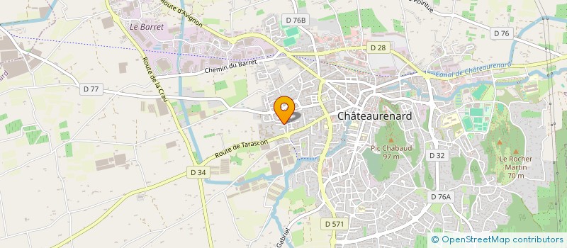 localisation de l'entreprise MADAME SARAH YCKACHE à CHATEAURENARD