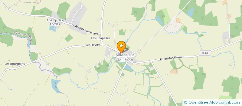 localisation de l'entreprise MADAME SARAH YVON à AILLANT-SUR-MILLERON