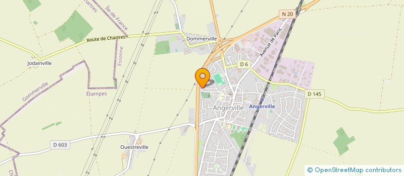 localisation de l'entreprise MADAME SARAH ZAHAF à ANGERVILLE