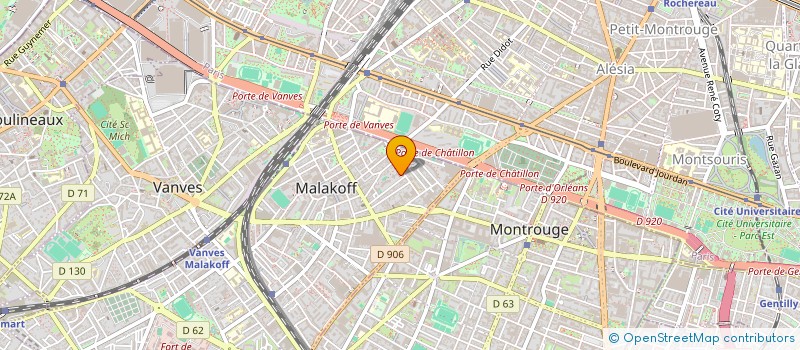 localisation de l'entreprise MADAME SARAH ZAKS  MALAKOFF