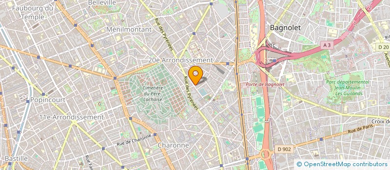 localisation de l'entreprise MADAME SARAH ZANETTI  PARIS