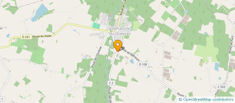 localisation de l'entreprise MADAME SARAH ZAPATA  VILLEFRANCHE-DU-QUEYRAN