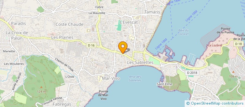 localisation de l'entreprise MADAME SARAH ZEGHAL  OLLIOULES