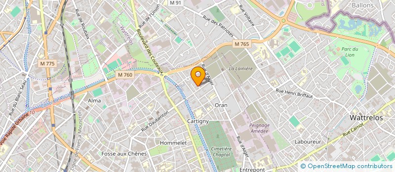 localisation de l'entreprise MADAME SARAH ZERMANE à ROUBAIX
