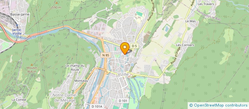 localisation de l'entreprise MADAME SARAH ZIED-AHMED  VIZILLE