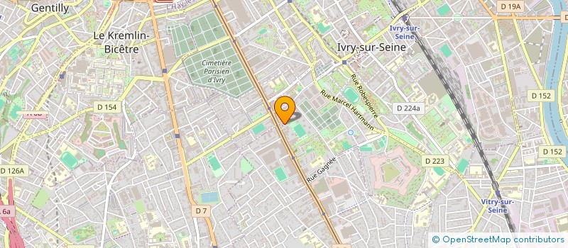 localisation de l'entreprise MADAME SARAH ZOUAK à IVRY-SUR-SEINE