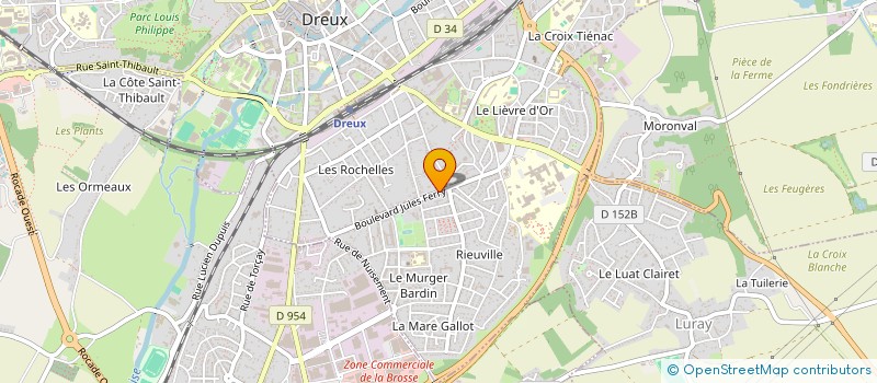 localisation de l'entreprise MADAME SARAM PICH à DREUX