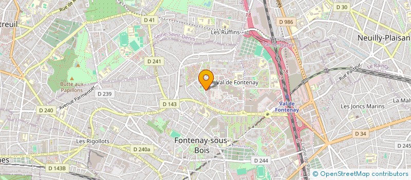 localisation de l'entreprise MADAME SARAN DISSA à FONTENAY-SOUS-BOIS