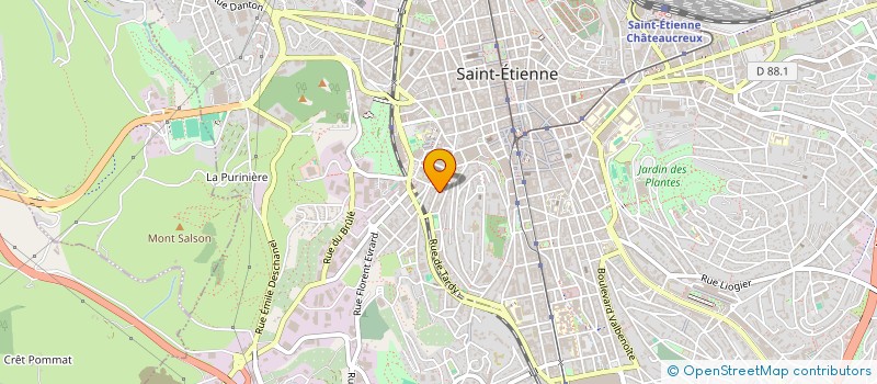 localisation de l'entreprise MADAME SARAN DOUMBOUYA  SAINT-ETIENNE