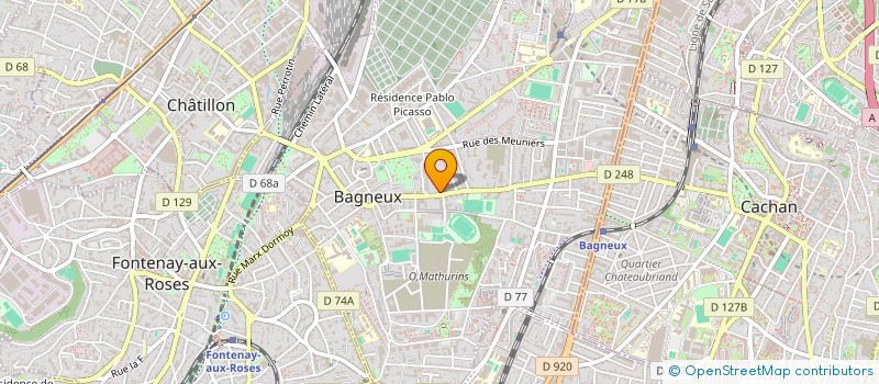 localisation de l'entreprise MADAME SARAN KOMAN à BAGNEUX