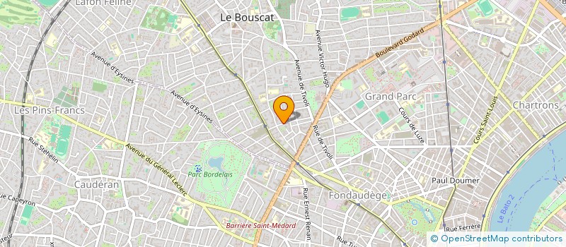 localisation de l'entreprise MADAME SARANDA BILLAUD  LE BOUSCAT