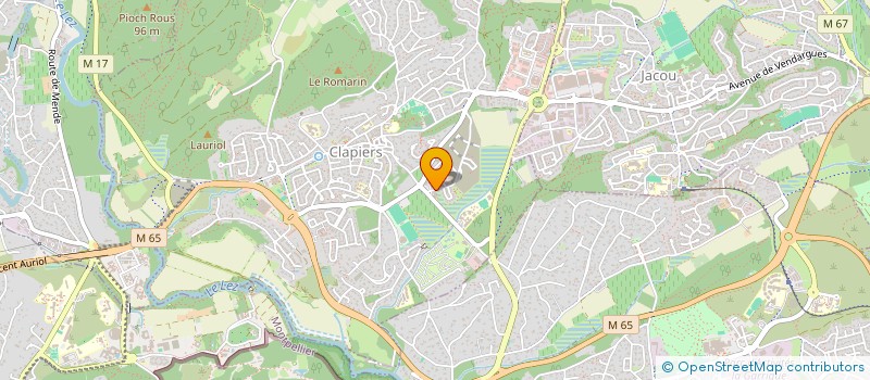 localisation de l'entreprise MADAME SARETH ENG  CLAPIERS